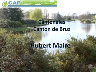 Cantonales Canton de Bruz Hubert Maire 1 
