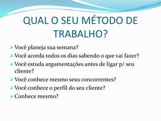 Como funcionam os procedimentos de venda