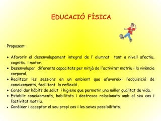 EDUCACIÓ FÍSICA 
