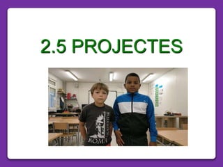 2.5 PROJECTES
 