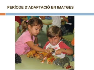 PERÍODE D’ADAPTACIÓ EN IMATGES 