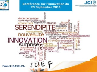 Conférence sur l’innovation du
23 Septembre 2011
Franck DASILVA
 