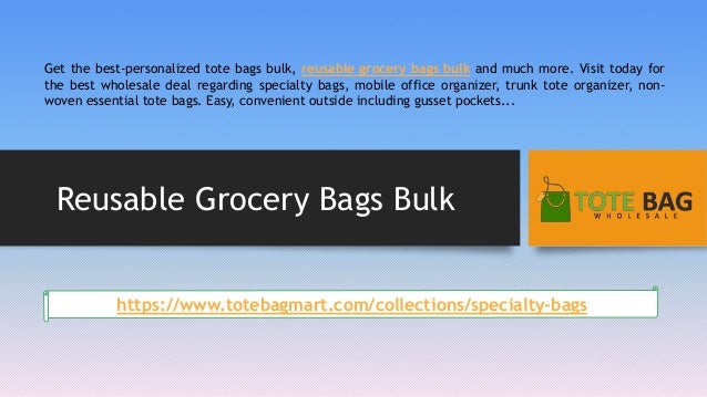 reusable tote bags bulk