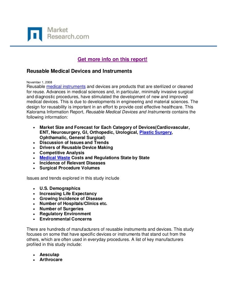 Reusable medical devices and instruments