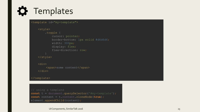 Reusable ui components | PPT