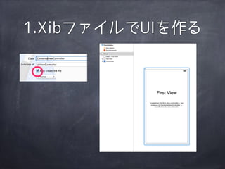 1.XibファイルでUIを作る
 