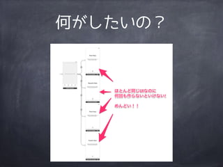 何がしたいの？
 