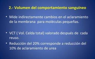 Reuso de filtros en hemodialisis | PPT