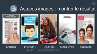 53
Astuces images : video
Video  ≤  1min
 