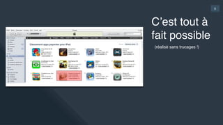 6
C’est tout à
fait possible
(réalisé sans trucages !)
 