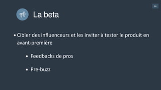 66
Inbound marketing
•Principe  :  créer  un  site  «  média  »  accompagnant  le  
discours  de  l’app  pour  a•rer  les  clients  
• Prendre  la  parole  régulièrement  
• Contenu  qualitaGf  (arGcles  /  études)  
• Livres  blancs  en  libre  accès
 
