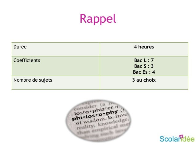 Amorce de dissertation de philosophie