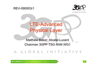 LTE Physical layer aspects | PDF