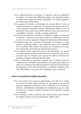 Revista de Educación, 391. Enero-Marzo 2021, pp. 15-41
Recibido: 02-09-2020 Aceptado: 04-11-2020
23
Maya Díaz, C., Iglesia...
