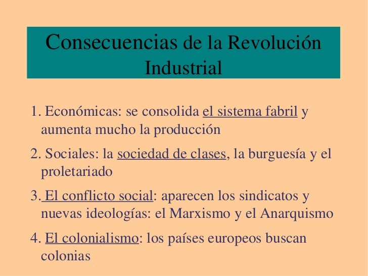 La Revolución Industrial