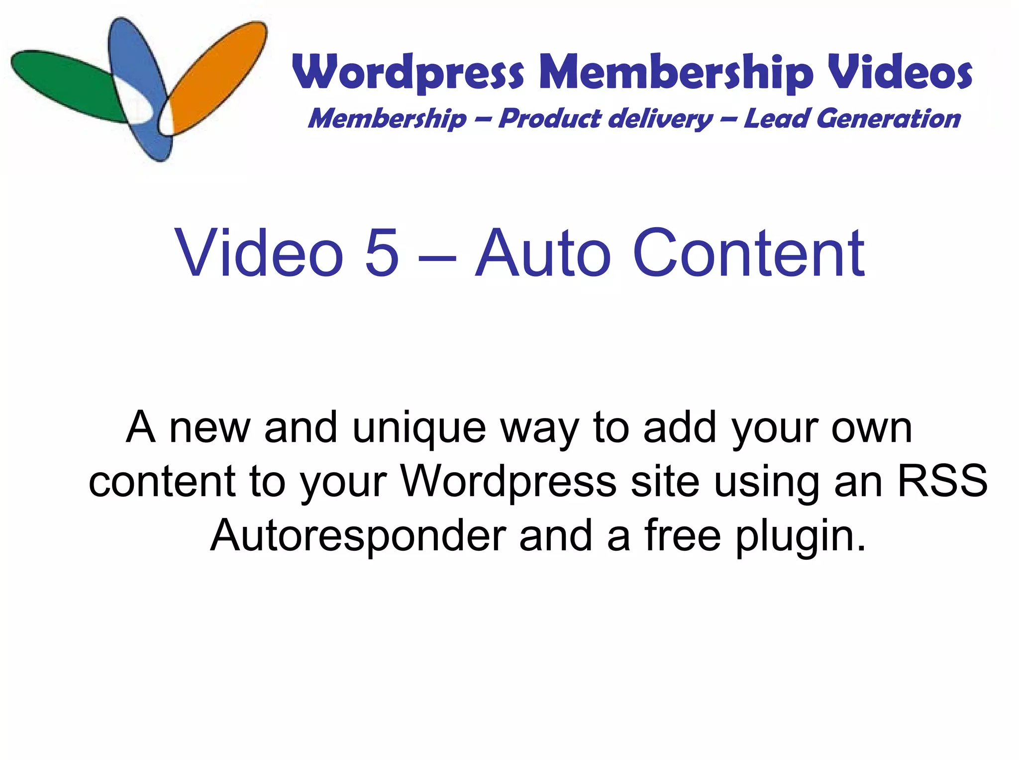 Rev Up Your Wordpress Site