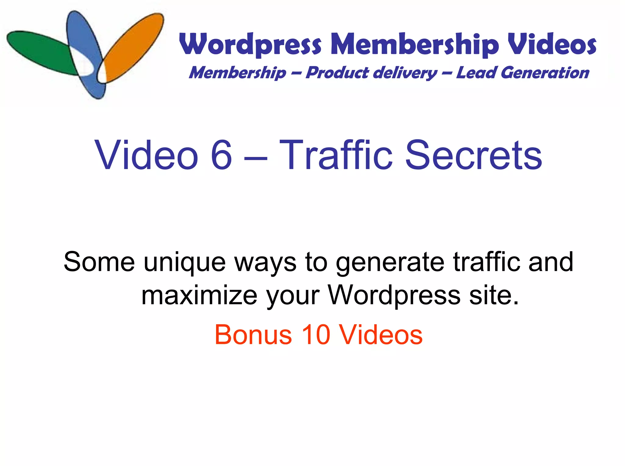 Rev Up Your Wordpress Site