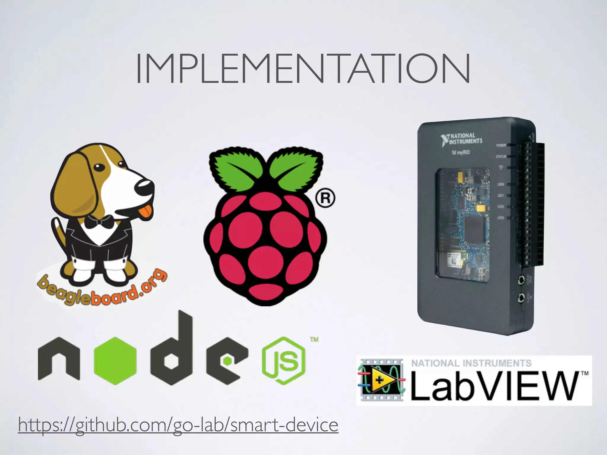 IMPLEMENTATION
https://github.com/go-lab/smart-device
 