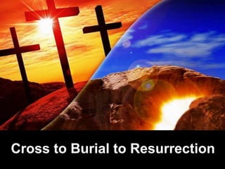 Cross to Burial to Resurrection
 