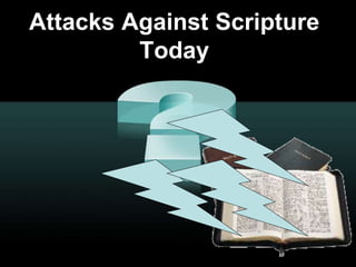 444© 2003 Cisco Systems, Inc. All rights reserved.Presentation_ID
Attacks Against Scripture
Today
 
