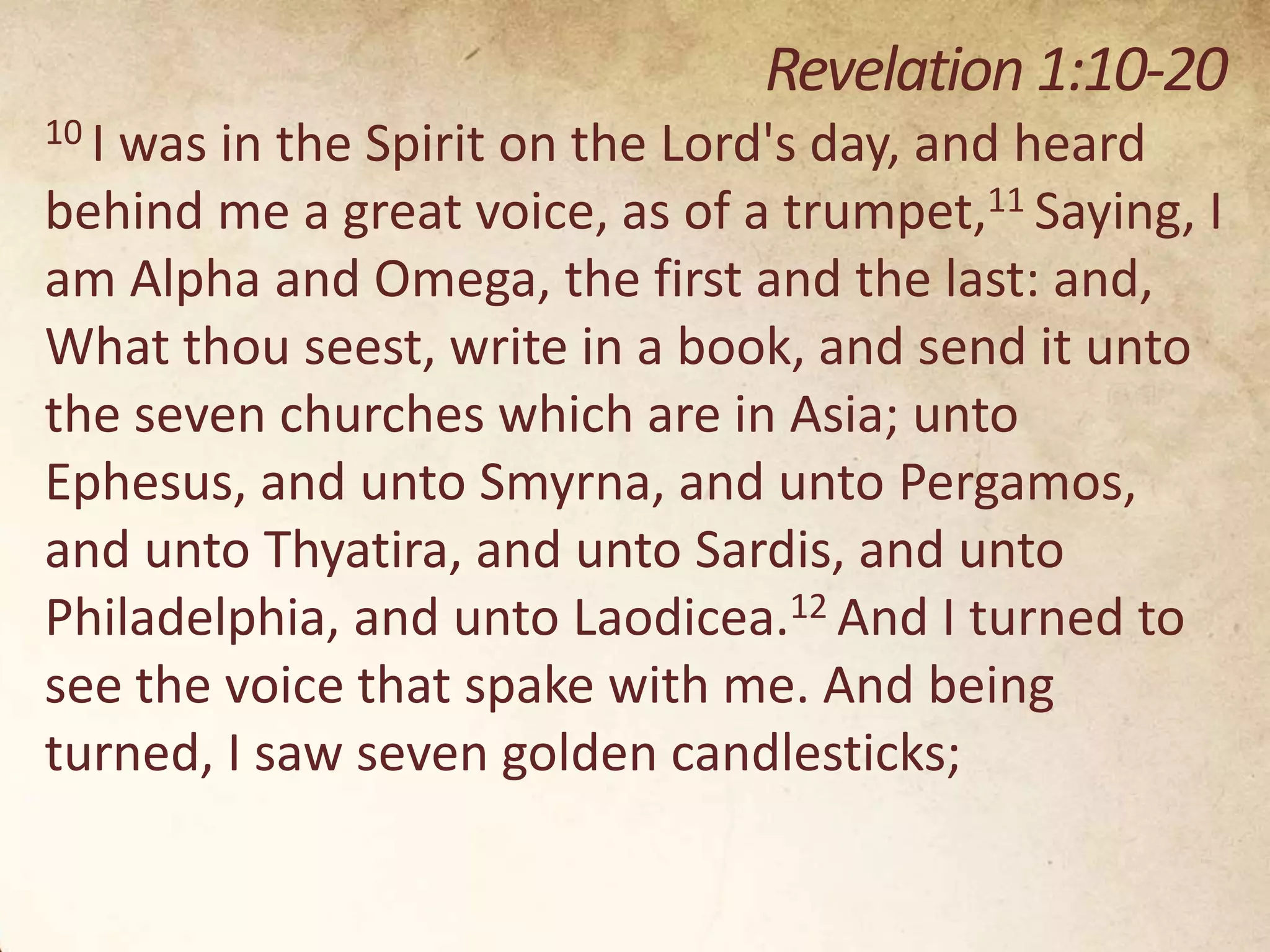 The Revelation of Jesus Christ. A study through the book of Revelation ...