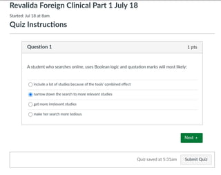 Revalida Clinical july2021