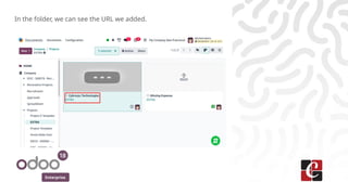 Enterprise
In the folder, we can see the URL we added.
 