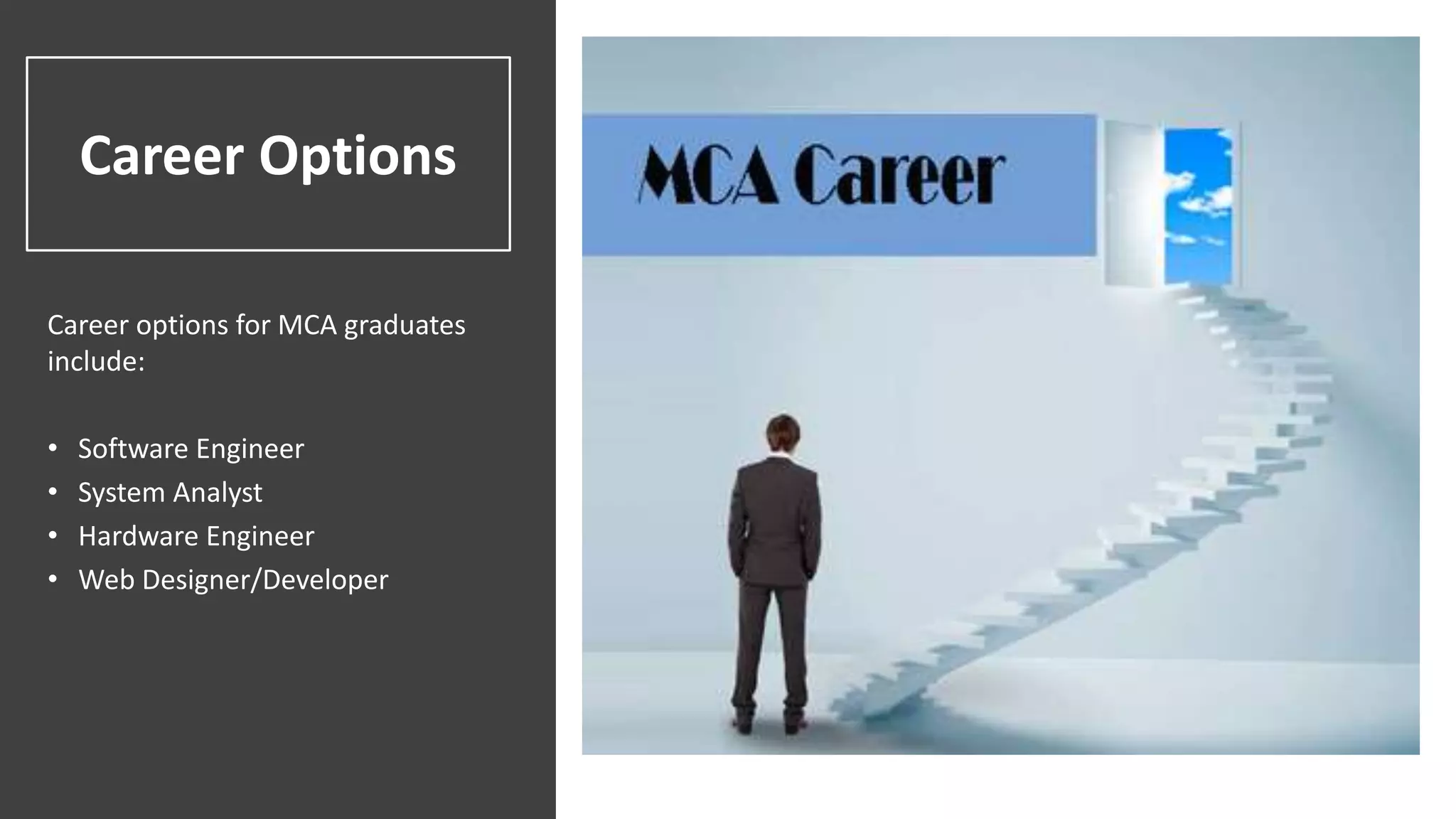 Amazing Career Opportunities After MCA | PPTX