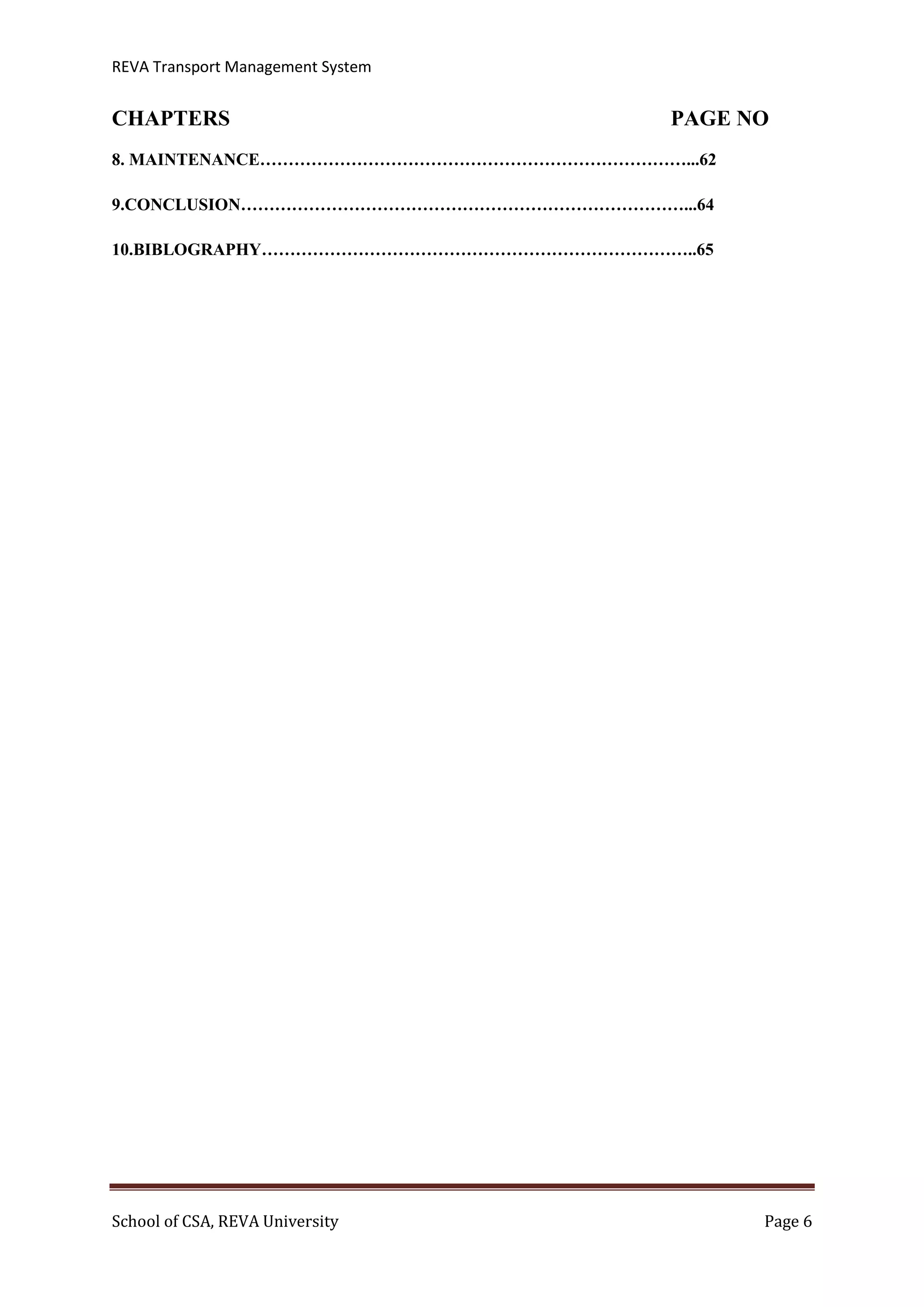 University/College Transport management system Documentation | PDF