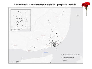 Locais em “Lisboa em (R)evolução vs. geografia literária 
 