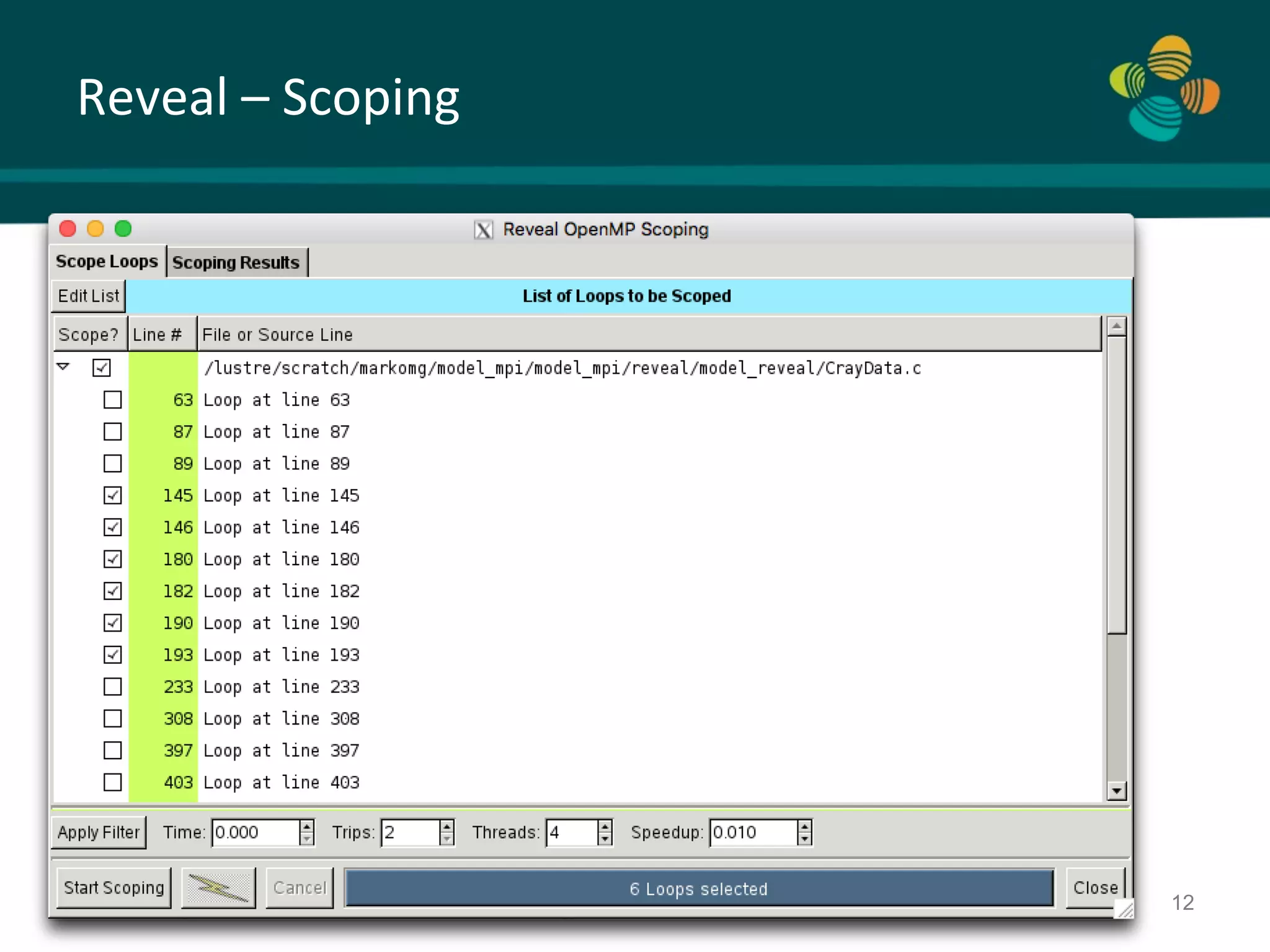 Reveal	–	Scoping KAUST King Abdullah University of Science and Technology 12 
