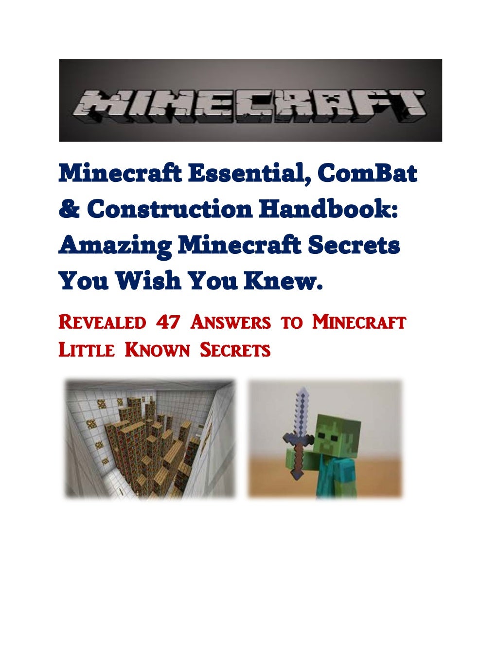 minecraft beginners guide Minecraft controls, 10 Essential Tips to Get