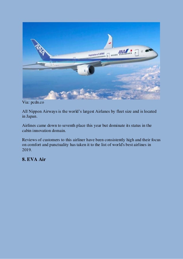 best airlines in the world 2019 list