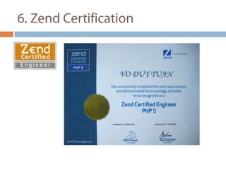 6. Zend Certification 