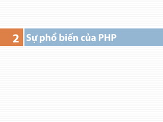 S? ph? bi?n c?a PHP 2 