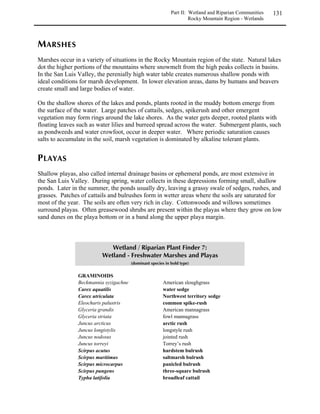 Part I: Upland Communities        69
                                                               Revegetation Techniques – Soils




+* 