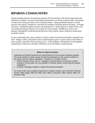 Part I: Upland Communities     72
                                                                  Revegetation Techniques – Soils



  