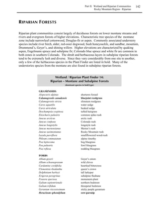 B751
                                          SUITABLE                   MARGINAL           UNSUITABLE¦
SOIL PROPERTY                                                         TO POOR
                                  GOOD               FAIR*
                                                     5.5-6.0            5.0-5.5               5.0
pH                                6.0-8.4              and                and                 and
                                                     8.4-8.8            8.8-9.0               9.0
EC                                                                       8-16
(electrical conductivity            0-4                4-8         (EC 8 may prove           16
mmhos/cm soluble salts)                                               difficult to
                                                                      revegetate)
                             sandy loam         clay loam          clay
                             loam               silty clay loam    silty clay
Texture                      silty loam         sandy clay         silt
                             sandy clay         loamy sand         sand
                             loam
SAR
(sodium adsorption ratio)            6               6-10              10-15                 15

% Organic matter                     2               0.5-2              0.5

                                                                                      (Hansen et al. 1991)

∗   Native species adapted to highly acidic (pH 6.0) or highly alkaline (pH 8.4) soil conditions
    should be used when possible instead of attempting to amend the soil. Using additives to
    change the pH can have complicating side effects and can be expensive. Some ecosystems in
    Colorado are naturally acidic (very few) or alkaline, and additives should not be used in the
    restoration of these areas.

¦   Specific methods to treat or revegetate problem soils that fall under the category of
    “unsuitable” in Table 2 are beyond the scope of this document, but have been discussed in
    other references. If a site is particularly challenging, consider consulting an expert.



  