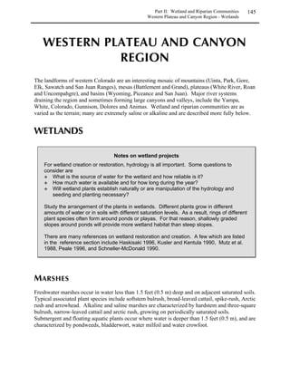 Part I: Upland Communities     75
                                                       Revegetation Techniques – Site Preparation




)*

 