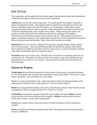 %

Many, but not all, nonnative plants spread rapidly and outcompete native species for water, light
and soil nutrients. Native plant species have evolved with local herbivores and diseases that
regulate population numbers. In contrast, nonnative species frequently have no local predators
acting to keep population sizes in check. Many nonnative agronomic species were bred in the
Old World for rapid growth, prolific reproduction, and ability to tolerate both disease and a wide
range of soil, moisture, and light conditions. Nonnative weeds have often had several thousand
years evolution in the presence of human disturbances, resulting in enhanced growth,
reproduction, and environmental tolerance, similar to what was purposedly bred into agronomic
species of the Old World. While these characteristics are valuable for agricultural crops, they
enable nonnative species to become aggressive invaders of native ecosystems. If left
uncontrolled, these species often form extensive single-species stands where once there were
diverse and productive native communities.

Nonnative species cover bare ground with dense greenery and sometimes with showy flowers,
but may provide little in the way of habitat values or plant community diversity and structure.
For example, a marsh full of purple loosestrife in bloom makes a beautiful impression from a
distance. However, closer observation will reveal a lack of other plant species and a dearth of
animal life. The same observation can be made about areas where knapweeds, thistles, leafy
spurge and other nonnative plants have become established.

Plants such as knapweed and leafy spurge release toxins into the soil which inhibit the
germination of native species. In addition, many nonnative species are not palatable to most
North American animals. Such characteristics enable nonnative plant species to establish large
monotypic stands that deplete the soil moisture and shade the ground, eliminating chances that
native plants will germinate and grow.


 
