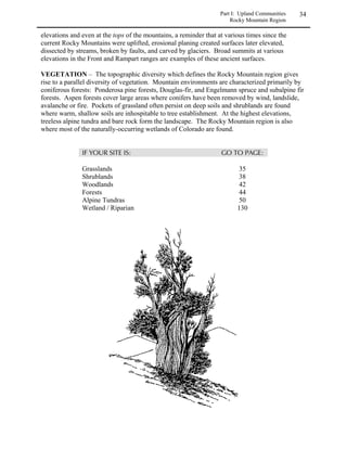 Natural Communities   14
 