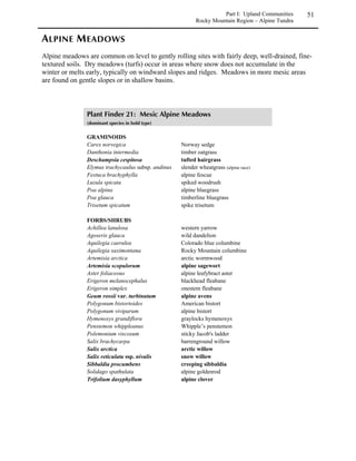 Part I: Upland Communities     24
                                                 Eastern Plains and Foothills Region - Shrublands




 	   