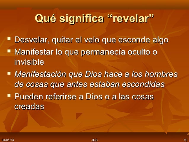 Revelacion y fe