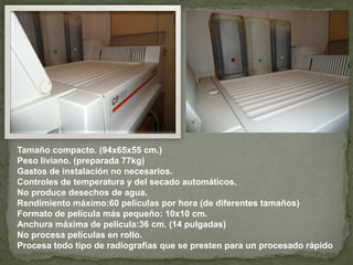 Tamaño compacto. (94x65x55 cm.)
Peso liviano. (preparada 77kg)
Gastos de instalación no necesarios.
Controles de temperatu...