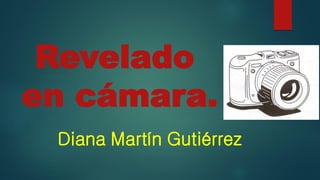 Revelado
en cámara.
Diana Martín Gutiérrez
 