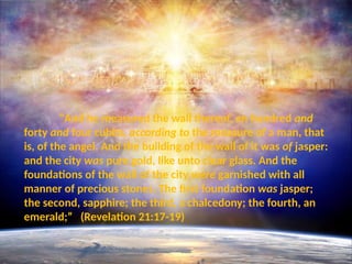 Revelation-Chapter21 (Bible Lesson for Bible Class) | PPTX