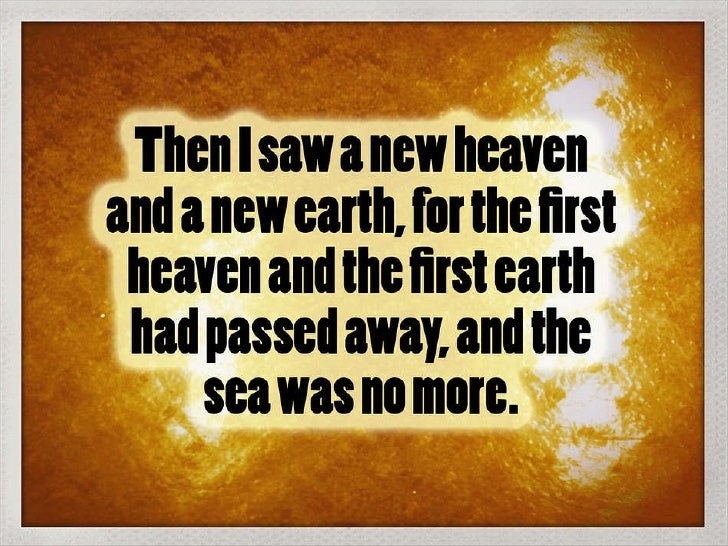 Revelations 21:1 Revelations 21:1