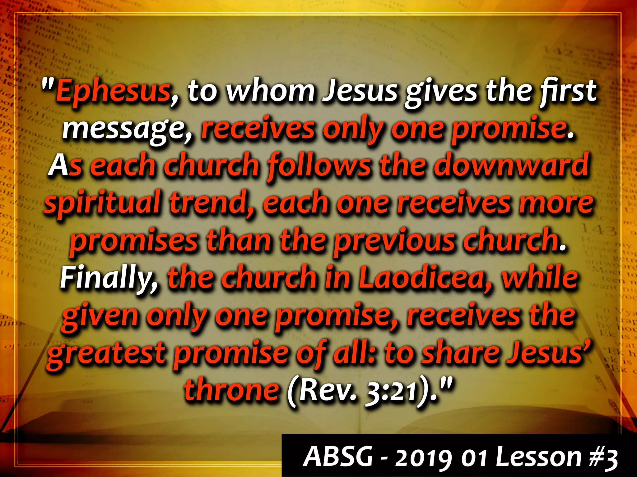 Revelation Bible Study - Jesus messages to the seven churches | PDF