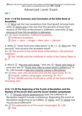 Revelation Exam Reviewer.pdf.............. | PDF