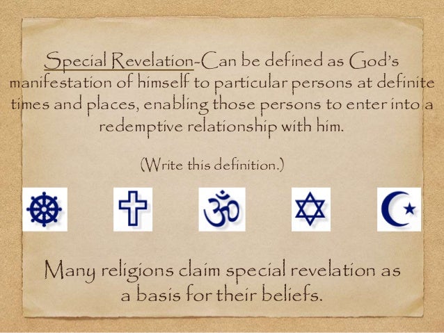 General and Special Revelation